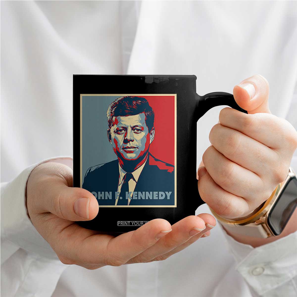 John F Kennedy Coffee Mug American President History US Presidential Leader TS14 Print Your Wear