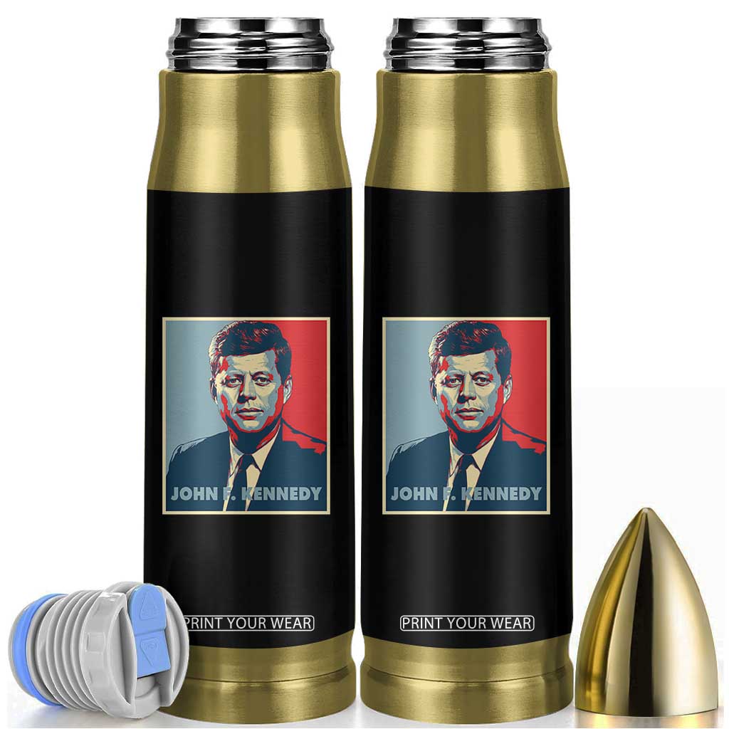 John F Kennedy Bullet Tumbler American President History US Presidential Leader TS14 Black Print Your Wear