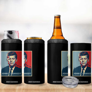John F Kennedy 4 in 1 Can Cooler Tumbler American President History US Presidential Leader TS14 Print Your Wear