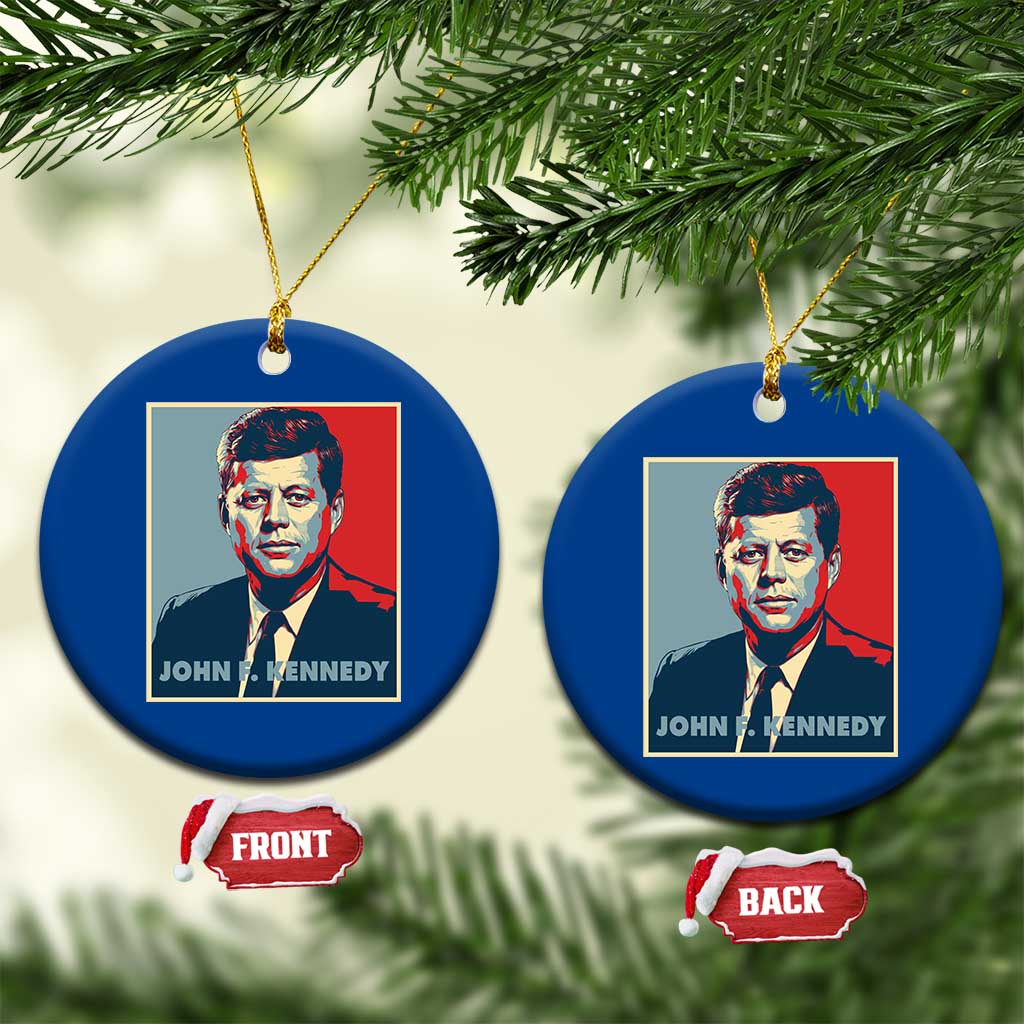 John F Kennedy Ceramic Ornament American President History US Presidential Leader TS14 1pc Blue Print Your Wear