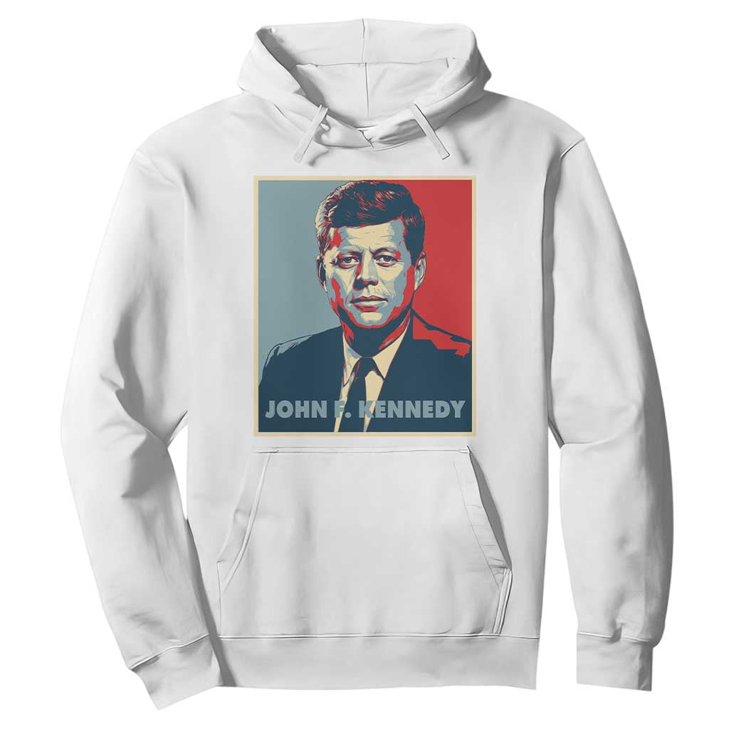 John F Kennedy Hoodie American President History US Presidential Leader TS14 White Print Your Wear