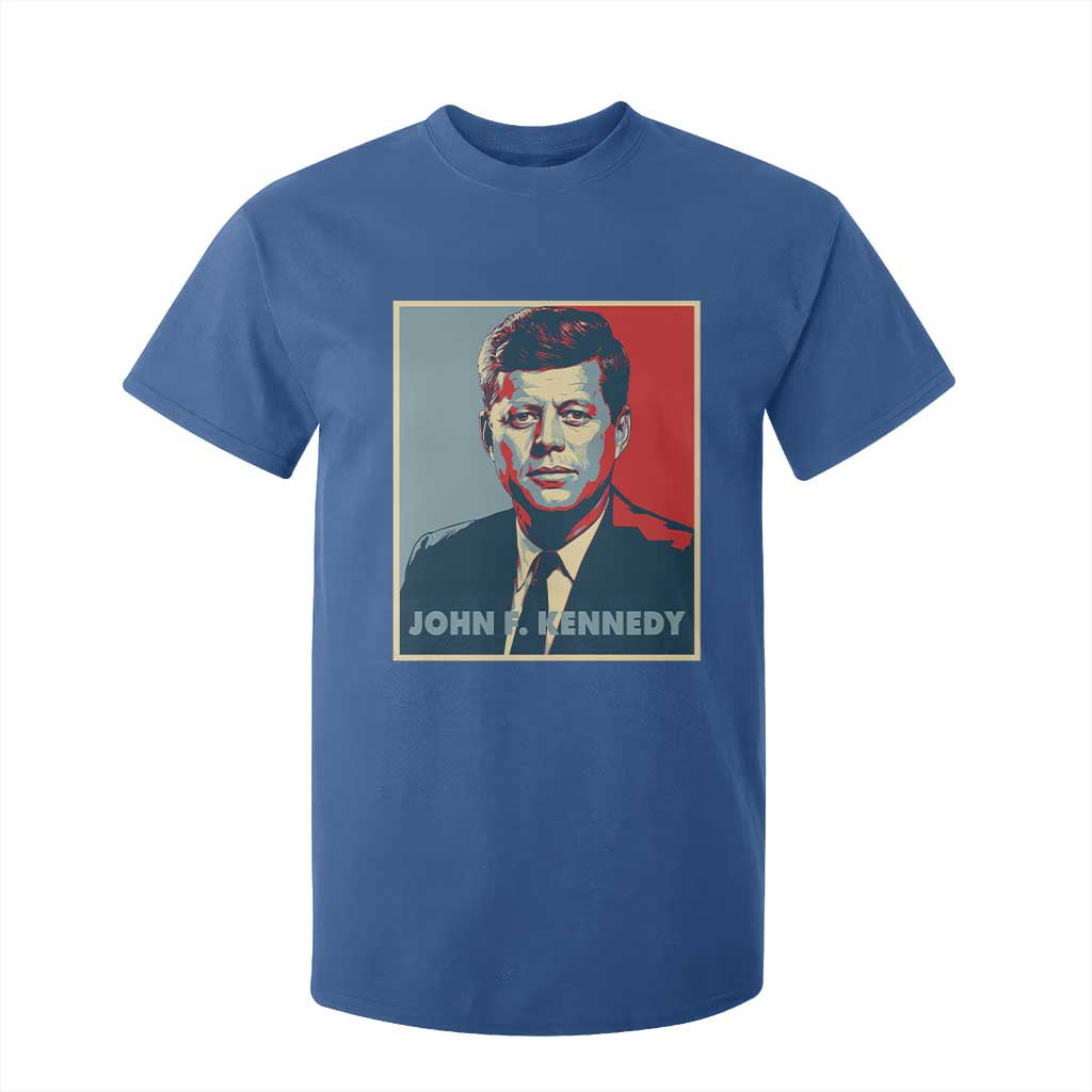 John F Kennedy T Shirt For Kid American President History US Presidential Leader TS14 Royal Blue Print Your Wear