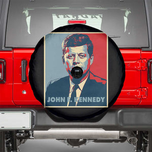 John F Kennedy Spare Tire Cover American President History US Presidential Leader TS14 Black Print Your Wear
