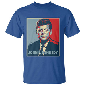 John F Kennedy T Shirt American President History US Presidential Leader TS14 Royal Blue Print Your Wear