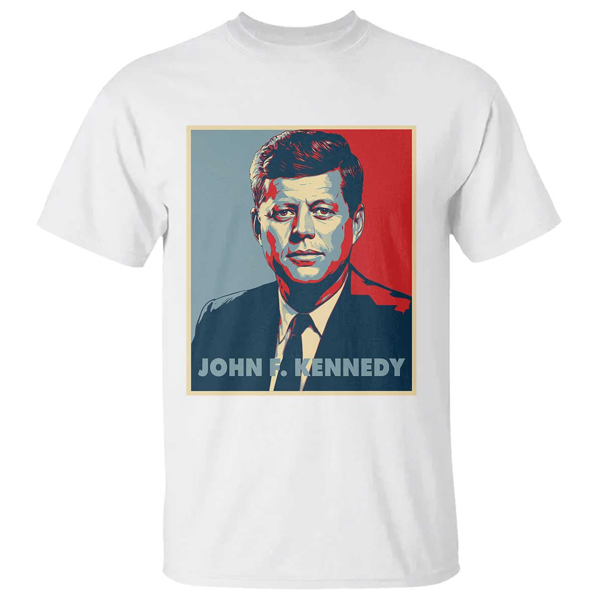 John F Kennedy T Shirt American President History US Presidential Leader TS14 White Print Your Wear