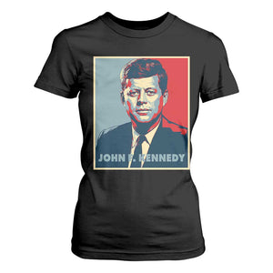 John F Kennedy T Shirt For Women American President History US Presidential Leader TS14 Black Print Your Wear