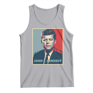 John F Kennedy Tank Top American President History US Presidential Leader TS14 Athletic Heather Print Your Wear