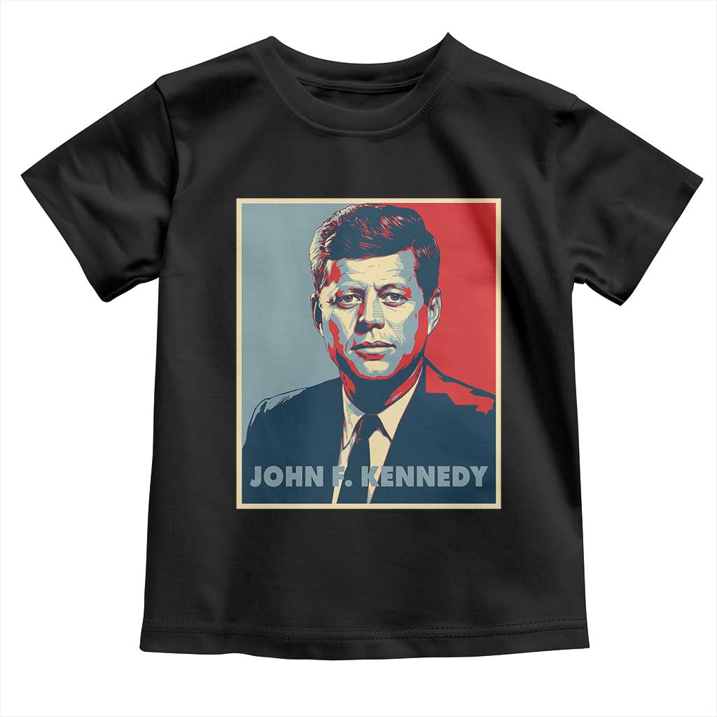 John F Kennedy Toddler T Shirt American President History US Presidential Leader TS14 Black Print Your Wear