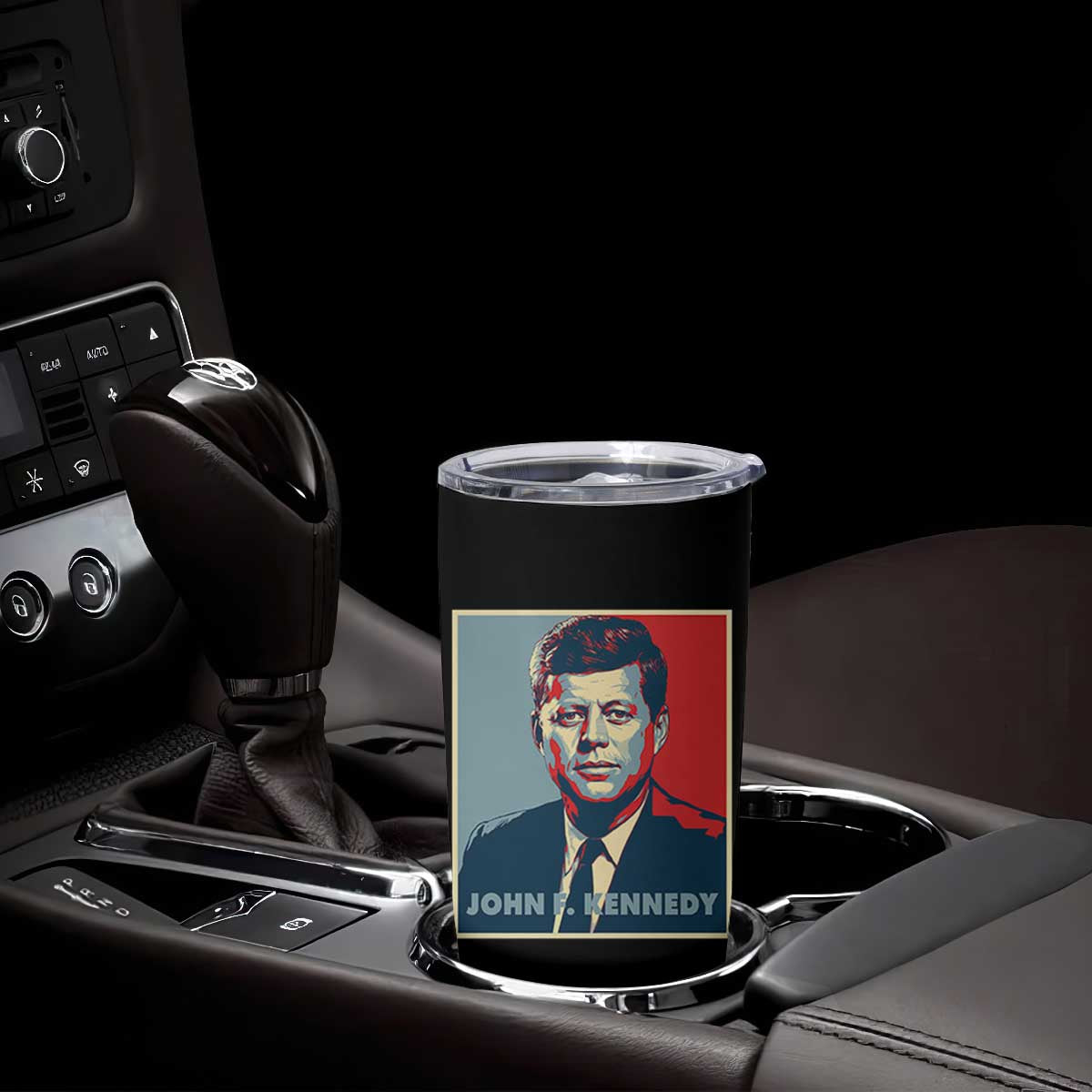 John F Kennedy Tumbler Cup American President History US Presidential Leader TS14 Print Your Wear
