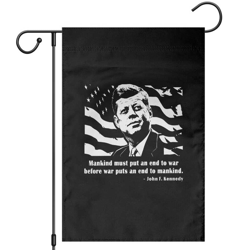 John F Kennedy Quote Garden Flag American Flag US President TS14 Black Print Your Wear