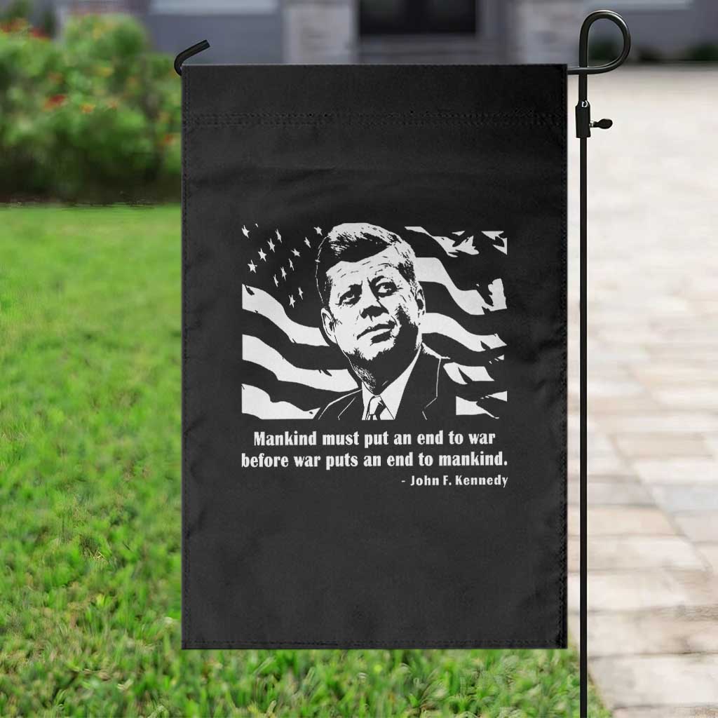 John F Kennedy Quote Garden Flag American Flag US President TS14 Print Your Wear