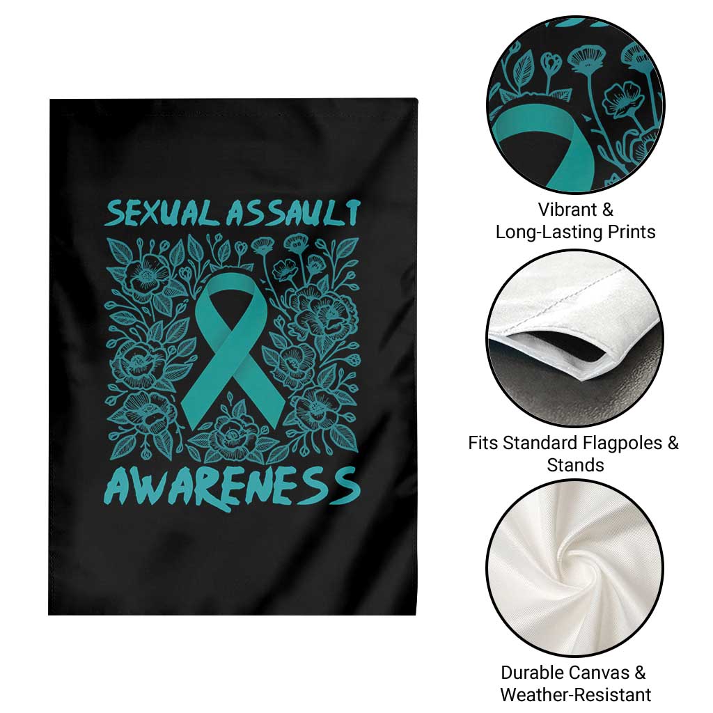 Sexual Assault Awareness Month Garden Flag TS14 Print Your Wear