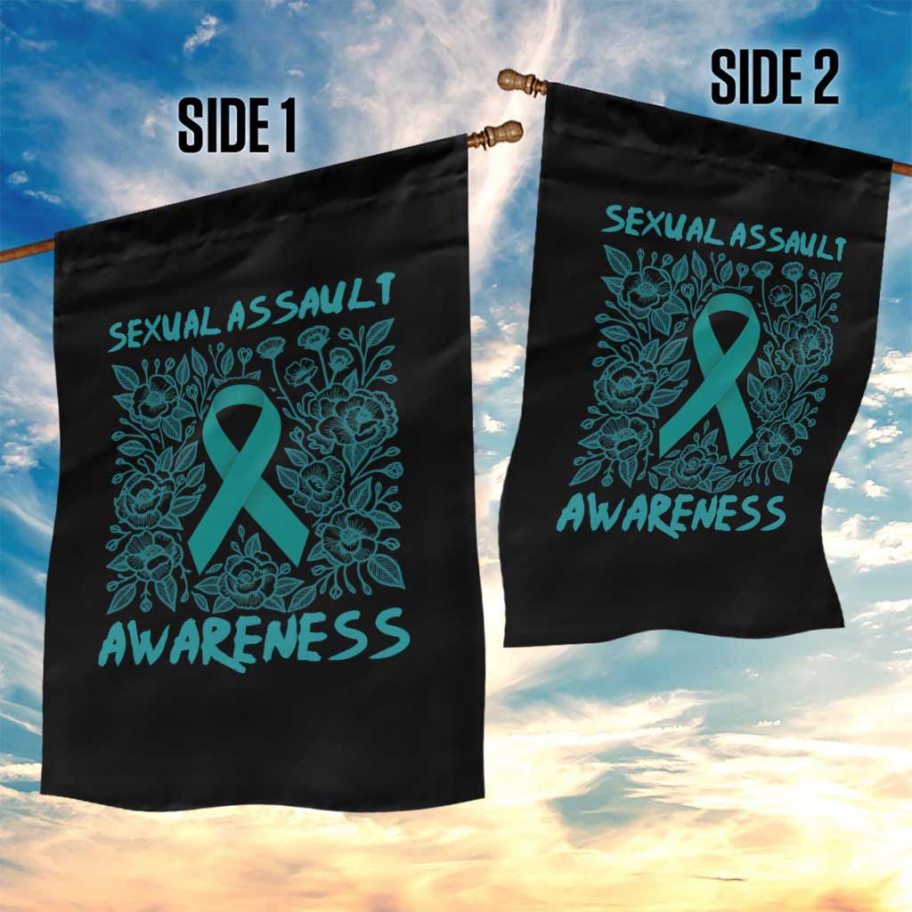 Sexual Assault Awareness Month Garden Flag TS14 Print Your Wear