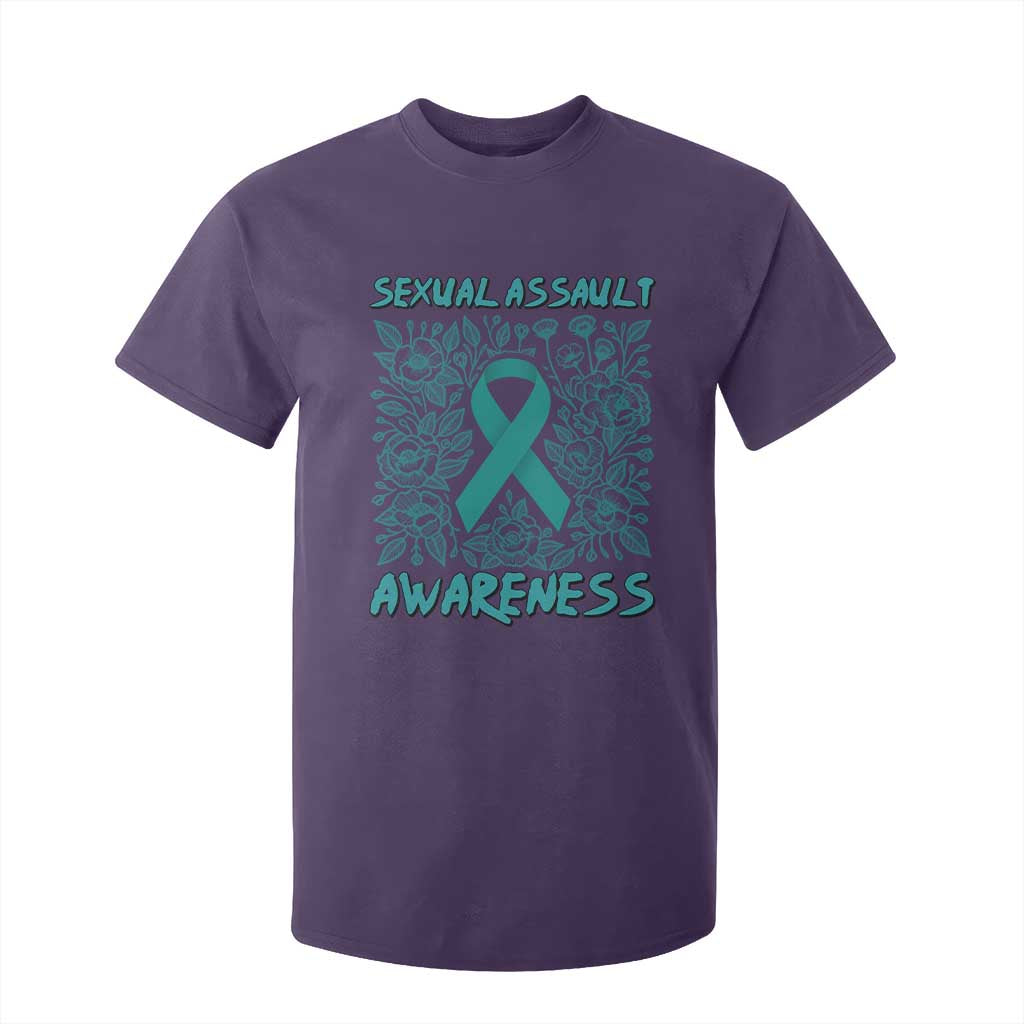 Sexual Assault Awareness Month T Shirt For Kid TS14 Purple Print Your Wear