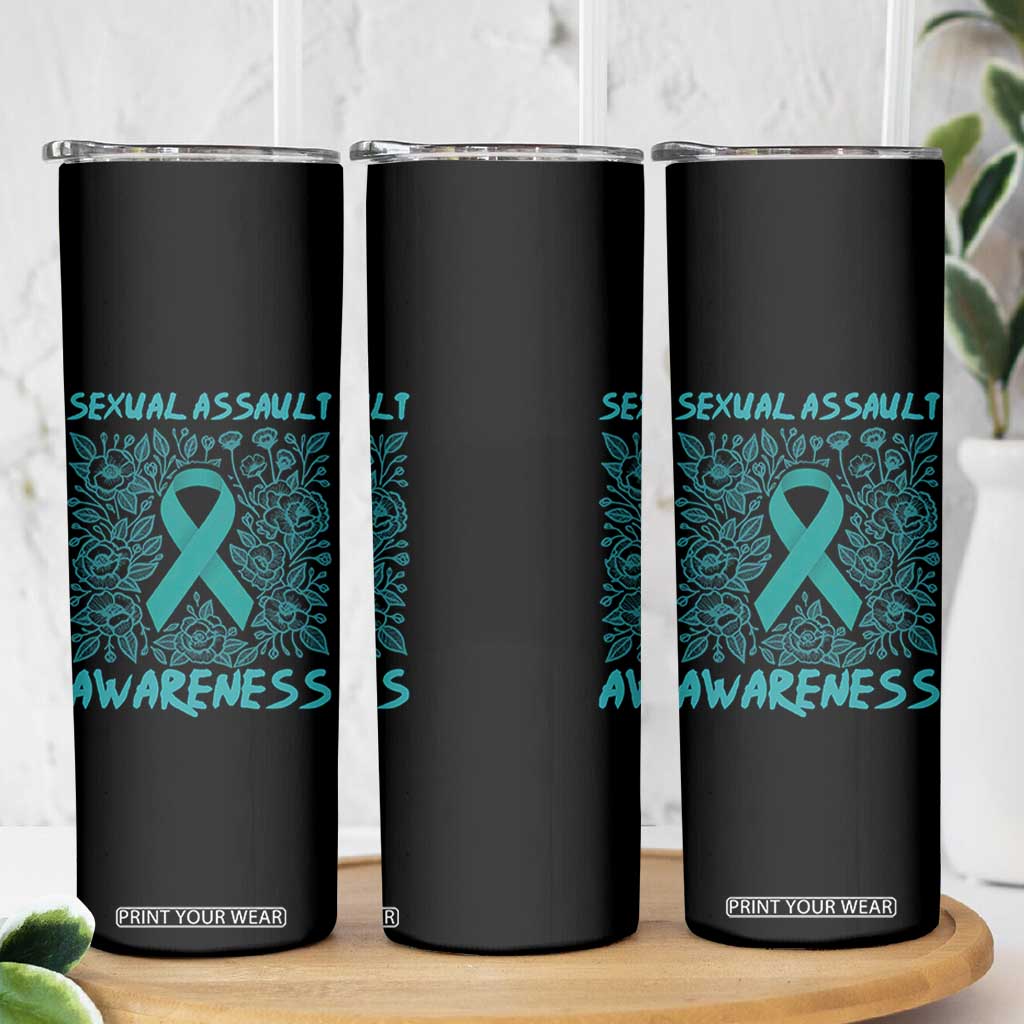 Sexual Assault Awareness Month Skinny Tumbler TS14 Print Your Wear