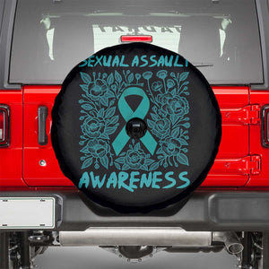 Sexual Assault Awareness Month Spare Tire Cover TS14 Black Print Your Wear