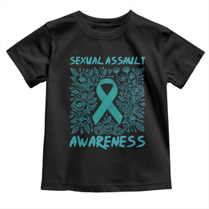 Sexual Assault Awareness Month Toddler T Shirt TS14 Black Print Your Wear