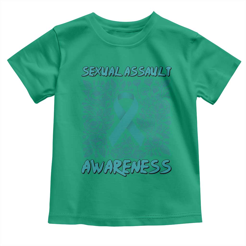 Sexual Assault Awareness Month Toddler T Shirt TS14 Irish Green Print Your Wear