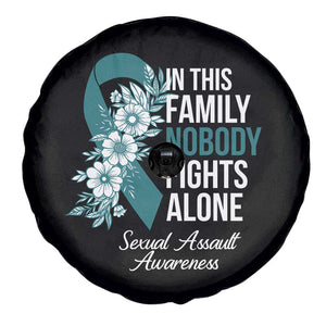 Sexual Assault Awareness Spare Tire Cover In This Family Nobody Fights Alone TS14 Print Your Wear
