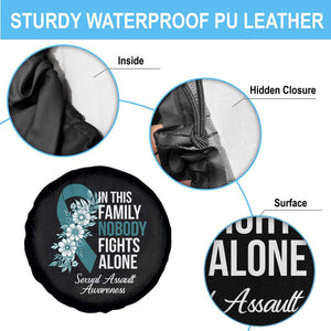 Sexual Assault Awareness Spare Tire Cover In This Family Nobody Fights Alone TS14 Print Your Wear