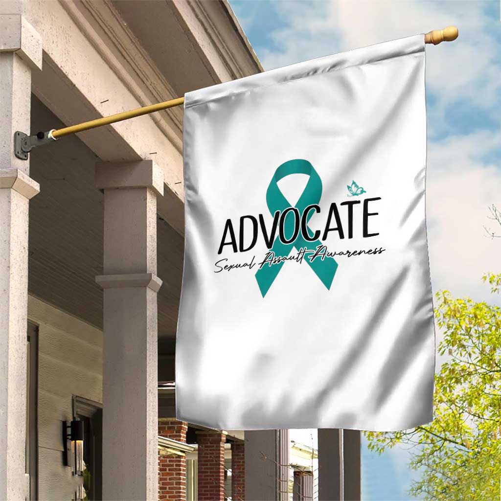 Sexual Assault Awareness Advocate Garden Flag TS14 Print Your Wear