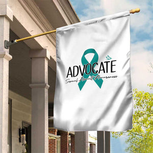 Sexual Assault Awareness Advocate Garden Flag TS14 Print Your Wear