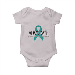 Sexual Assault Awareness Advocate Baby Onesie TS14 Ice Gray Print Your Wear