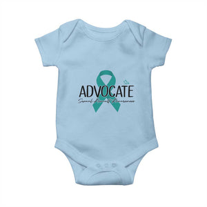 Sexual Assault Awareness Advocate Baby Onesie TS14 Light Blue Print Your Wear