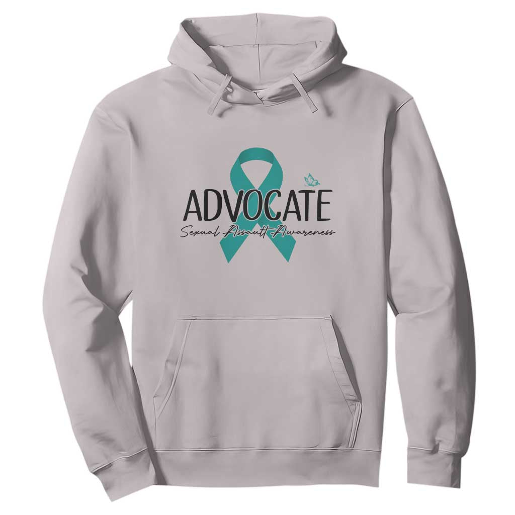 Sexual Assault Awareness Advocate Hoodie TS14 Ice Gray Print Your Wear