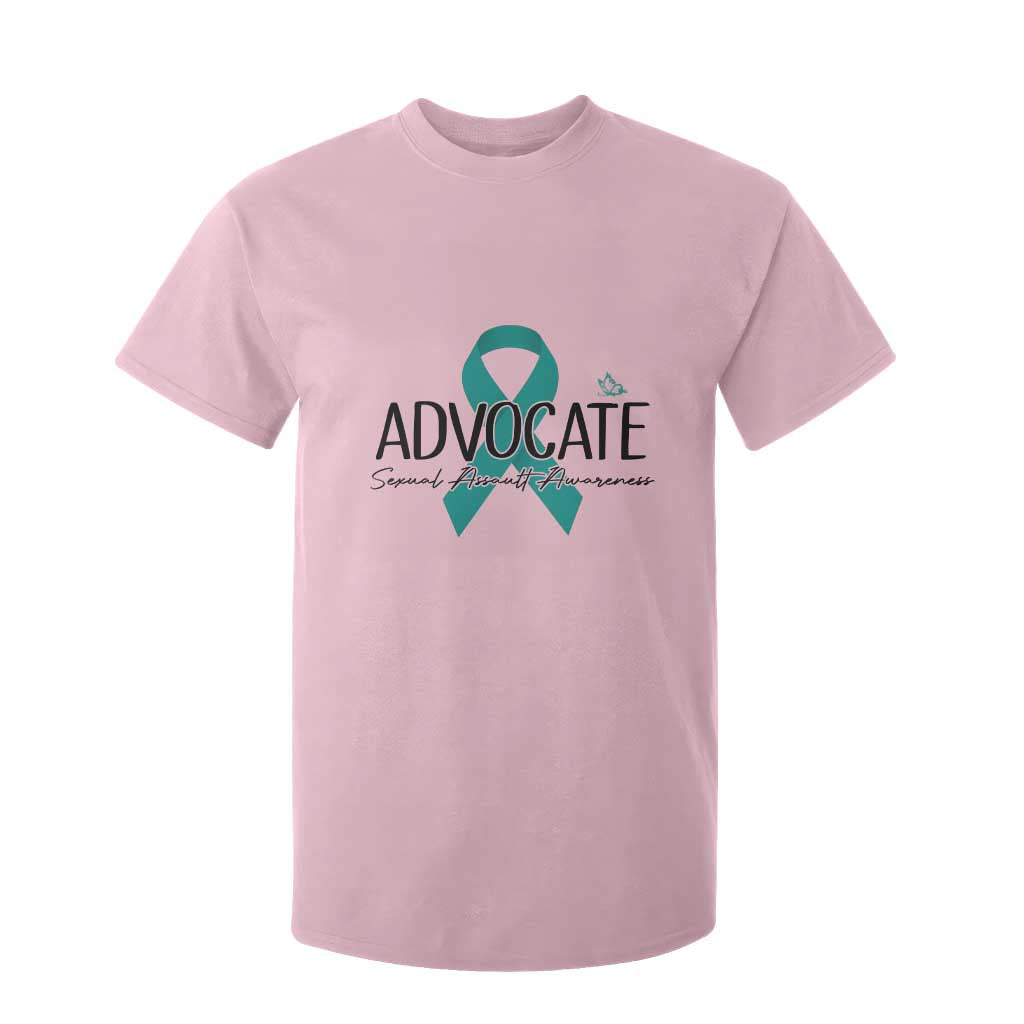 Sexual Assault Awareness Advocate T Shirt For Kid TS14 Light Pink Print Your Wear