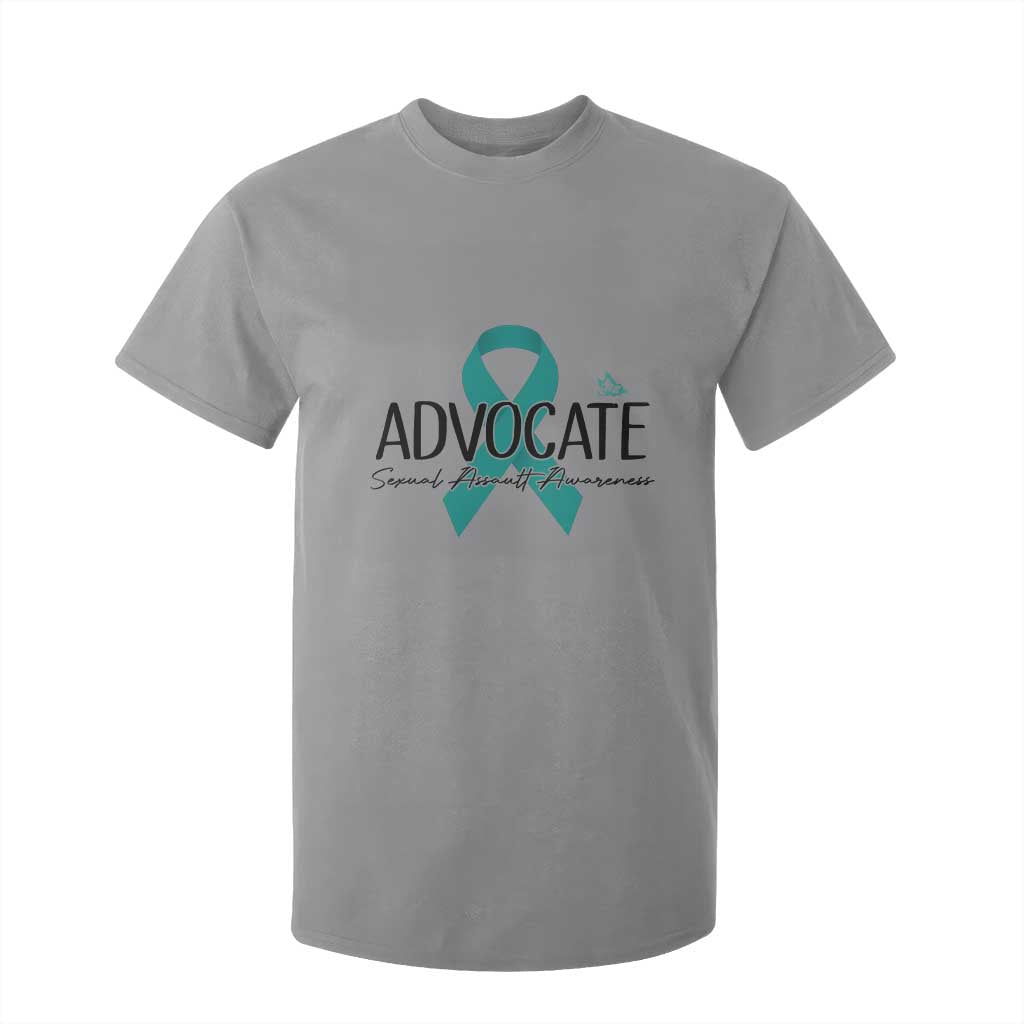 Sexual Assault Awareness Advocate T Shirt For Kid TS14 Sport Gray Print Your Wear