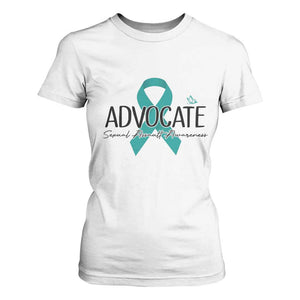 Sexual Assault Awareness Advocate T Shirt For Women TS14 White Print Your Wear