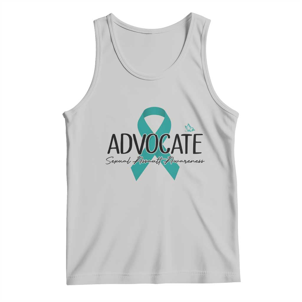 Sexual Assault Awareness Advocate Tank Top TS14 Ash Print Your Wear
