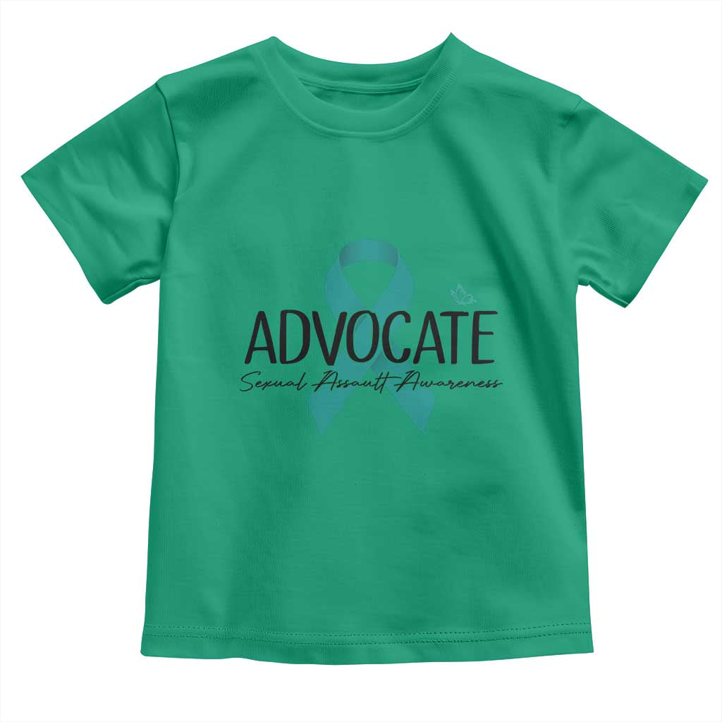Sexual Assault Awareness Advocate Toddler T Shirt TS14 Irish Green Print Your Wear