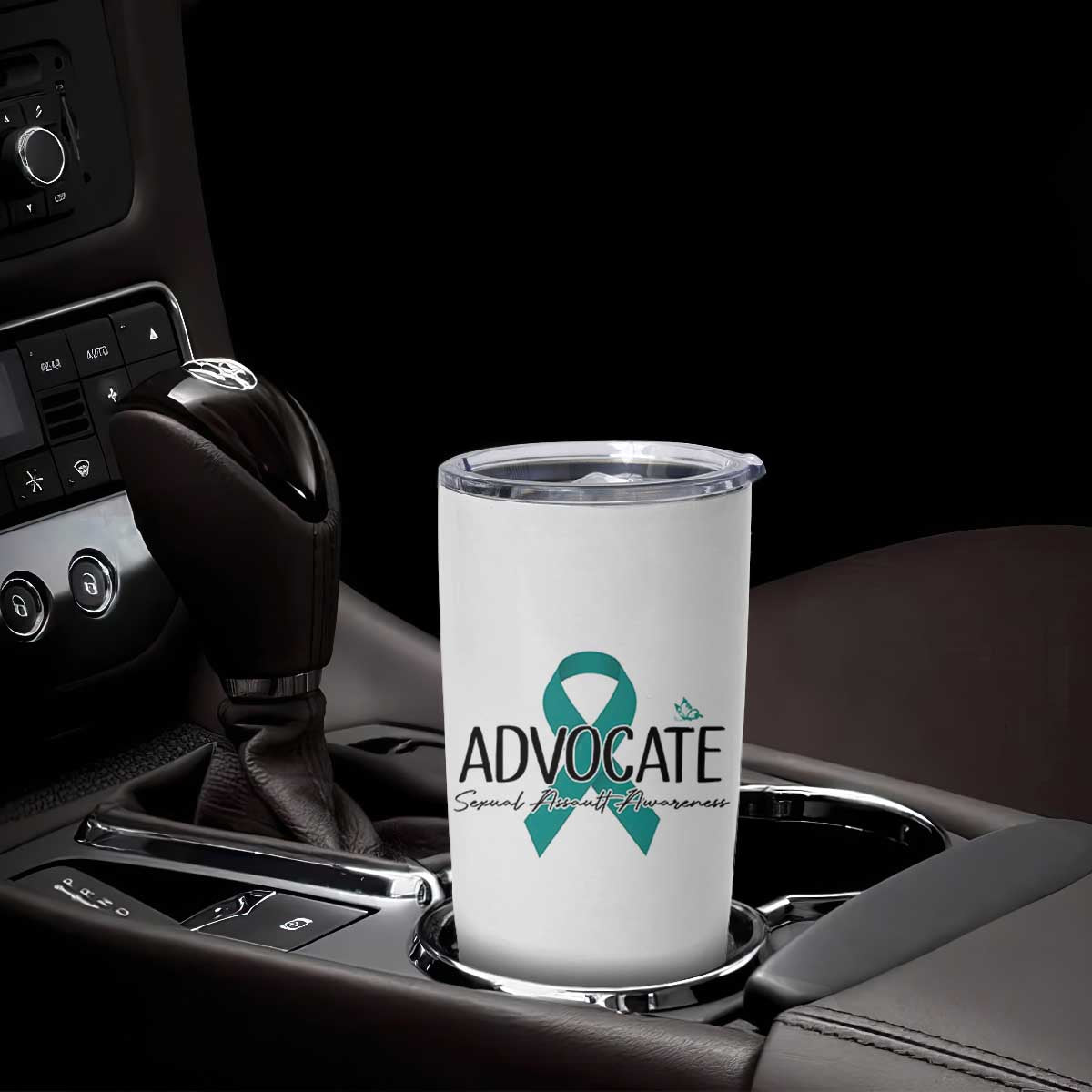 Sexual Assault Awareness Advocate Tumbler Cup TS14 Print Your Wear