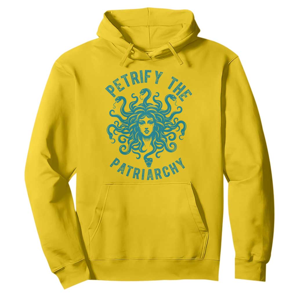 Sexual Assault Awareness Hoodie Petrify The Patriarchy Medusa Feminism TS14 Daisy Print Your Wear