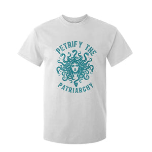 Sexual Assault Awareness T Shirt For Kid Petrify The Patriarchy Medusa Feminism TS14 White Print Your Wear