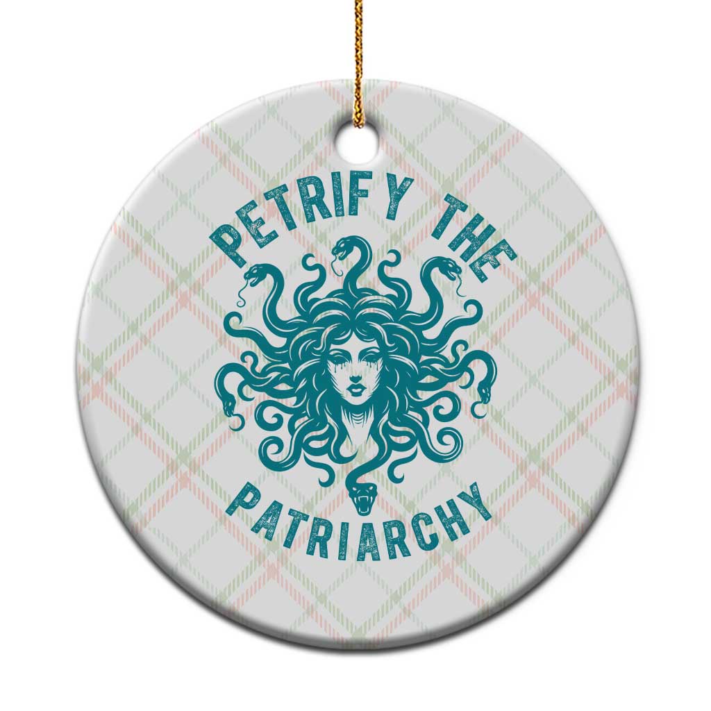 Sexual Assault Awareness Ceramic Ornament Petrify The Patriarchy Medusa Feminism TS14 1pc Christmas Plaid Print Your Wear