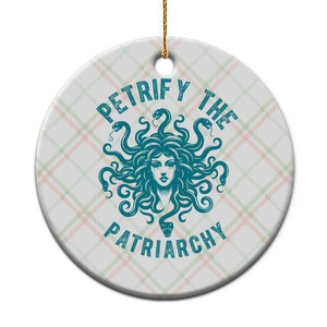 Sexual Assault Awareness Ceramic Ornament Petrify The Patriarchy Medusa Feminism TS14 1pc Christmas Plaid Print Your Wear