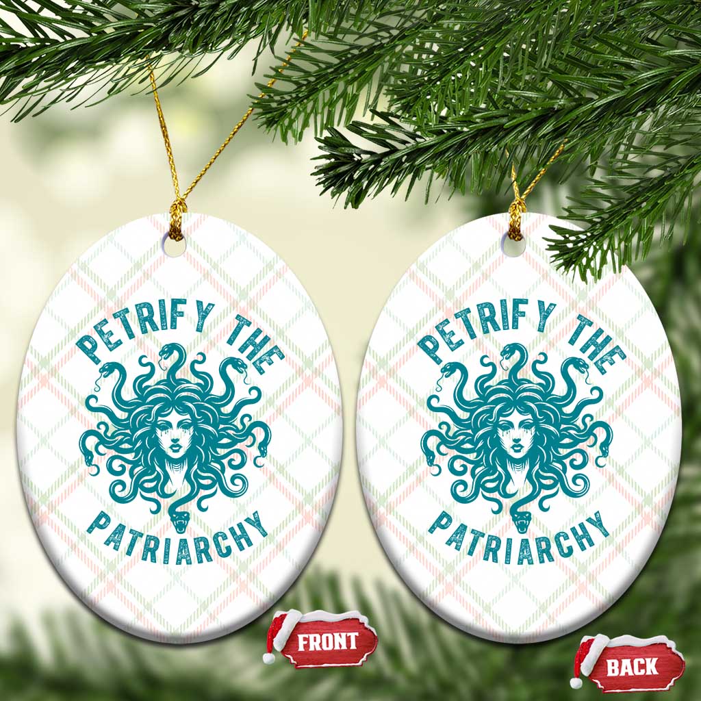 Sexual Assault Awareness Ceramic Ornament Petrify The Patriarchy Medusa Feminism TS14 Print Your Wear