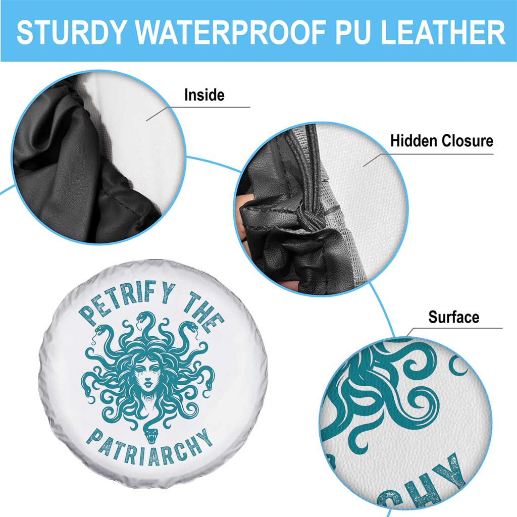 Sexual Assault Awareness Spare Tire Cover Petrify The Patriarchy Medusa Feminism TS14 Print Your Wear