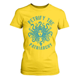 Sexual Assault Awareness T Shirt For Women Petrify The Patriarchy Medusa Feminism TS14 Daisy Print Your Wear
