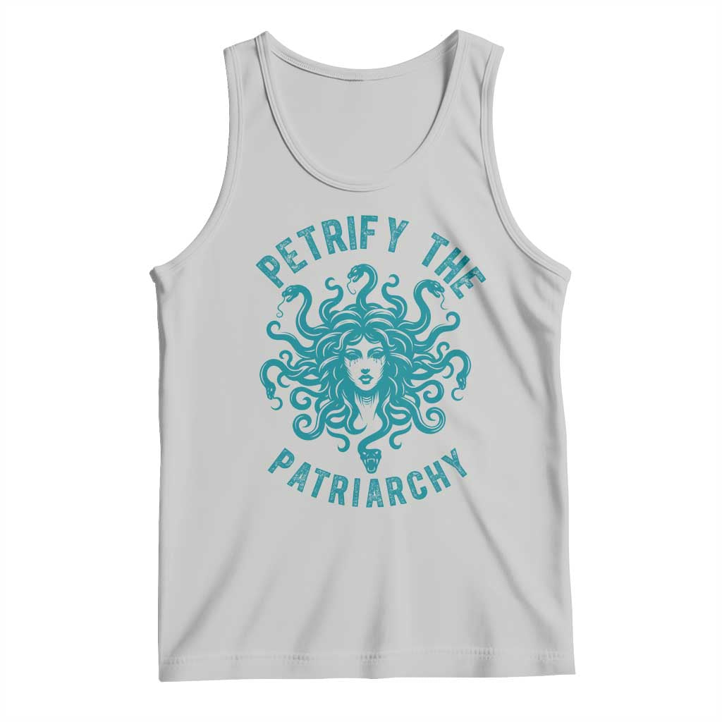 Sexual Assault Awareness Tank Top Petrify The Patriarchy Medusa Feminism TS14 Ash Print Your Wear