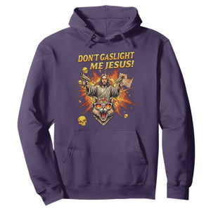 Don't Gaslight Me Jesus Hoodie Funny Princess Cat Sci-Fi Book Lover TS14 Purple Print Your Wear