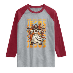 Don't Gaslight Me Jesus Raglan Shirt Funny Princess Cat Christian Meme TS14 Heather Gray Heather Red Print Your Wear
