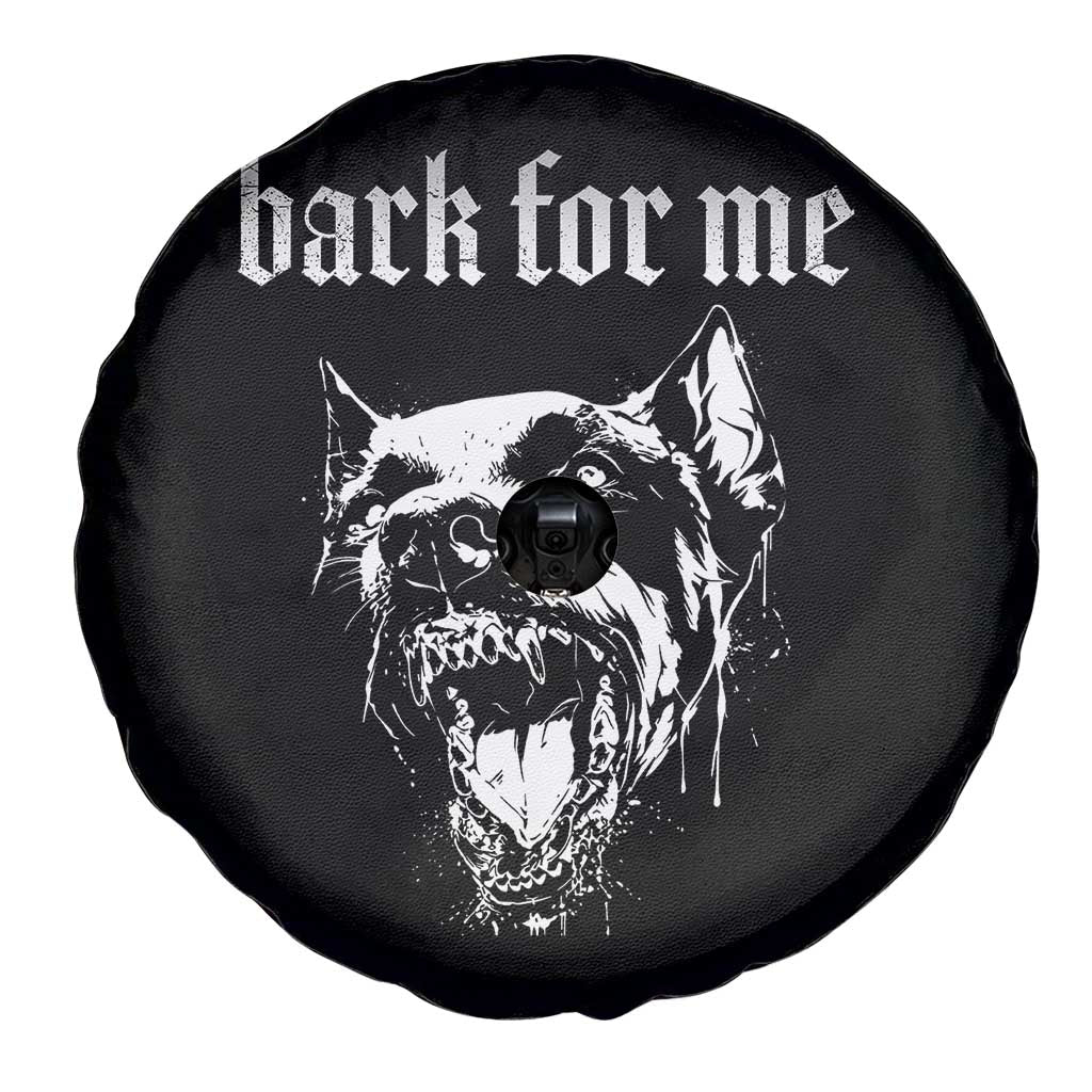 Bark For Me Spare Tire Cover Gothic Dog Graphic TS14 Print Your Wear