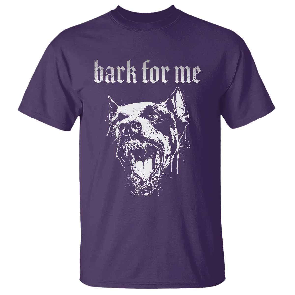 Bark For Me T Shirt Gothic Dog Graphic TS14 Purple Print Your Wear