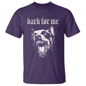 Bark For Me T Shirt Gothic Dog Graphic TS14 Purple Print Your Wear