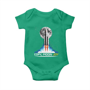 Copy Moon Joy Baby Onesie Rocket Launch Full Moon TS14 Irish Green Print Your Wear