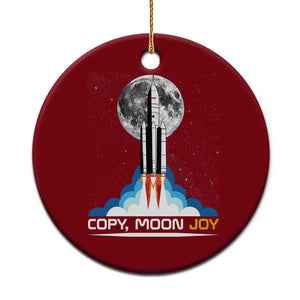 Copy Moon Joy Ceramic Ornament Rocket Launch Full Moon TS14 1pc Red Print Your Wear